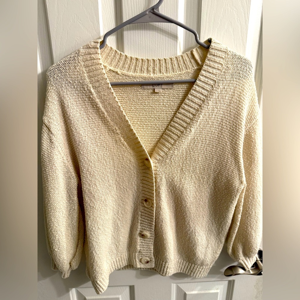 Women’s Cardigan from Loft size Medium.